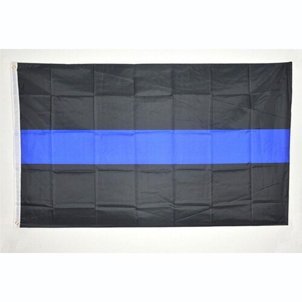 

обеспечение полиции или флаг крытого синего качество высокого polyeaster линии 3x5ft out for двери закон украшение lajox homes2011