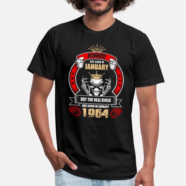 

kings are born in january but only real kings are t shirt men designer tee shirt euro size s-3xl pictures summer style normal shirt