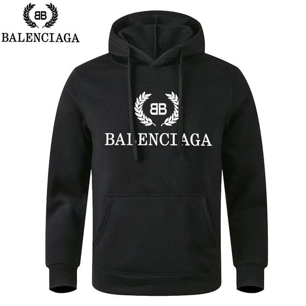 

bÃ lÃ¨nciÃ gÃ 19ss mens designers sweatshirt men women sweater long sleeve letter print pullover brand streetwear fashion sweatershirt, Black