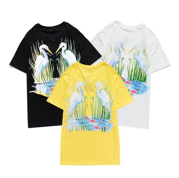 

3 colors fashion casual t shirts for mens women tee shirts with letter animals 2020 summer pullover t-shirt men women s-2xl optional, White;black