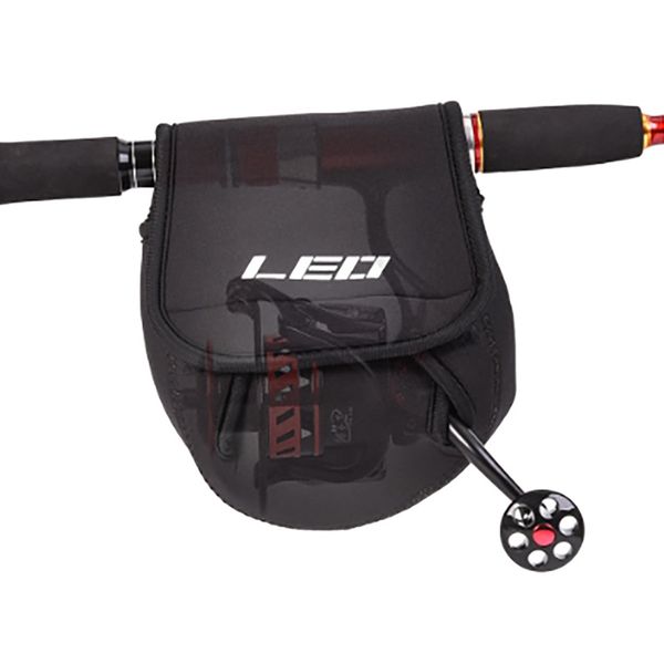 

outdoor neoprene fishing reel bag protective case cover pouch storage portable black bag s/m/l