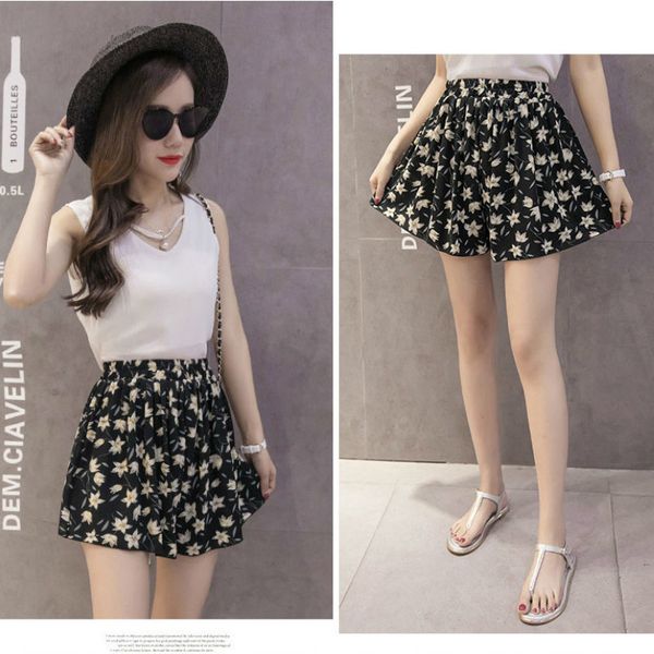 

spring summer shorts women classic vintage white black high waist shorts plus size harajuku korean style sweet ladies