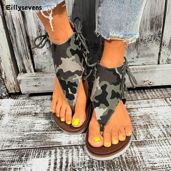 

summer women's sandals ladies shoes casual vintage camouflage flip flops zipper shoe anti-slip 2020 camo women shoes sandals #3, Black