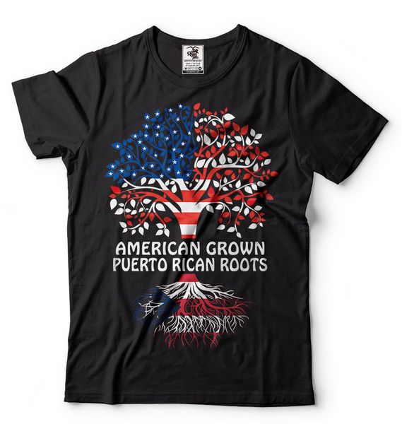 

2019 fashion summer style puerto rico t-shirt american grown puerto rican proud puerto rican t-shirt tee shirt