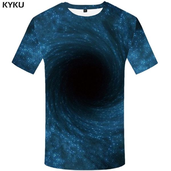 

galaxy men blue space cool anime punk rock 3d print shirts comics oversized kawaii men clothing