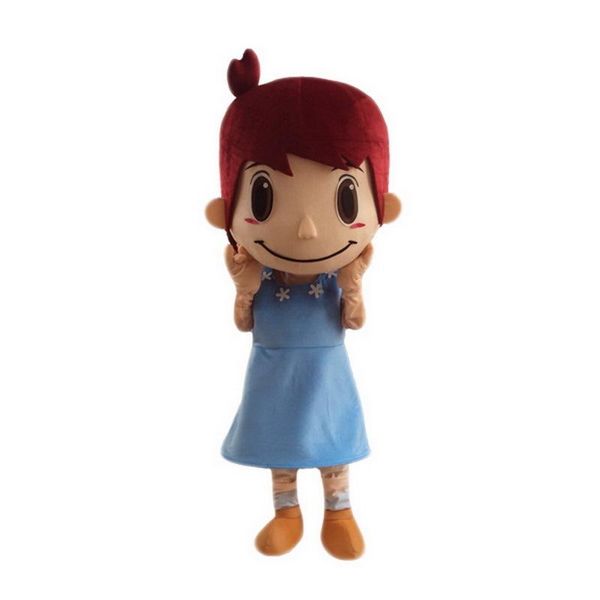 2019 Professional сделал Cute Girl Mascot костюмы мультипликационный персонаж Взрослый Sz