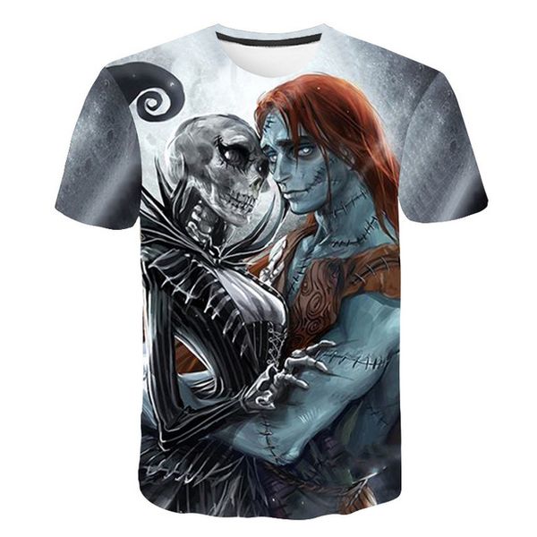 

halloween party clothest men 3d cosplay printed mens 3d print shirts anime plus size horror men clothing