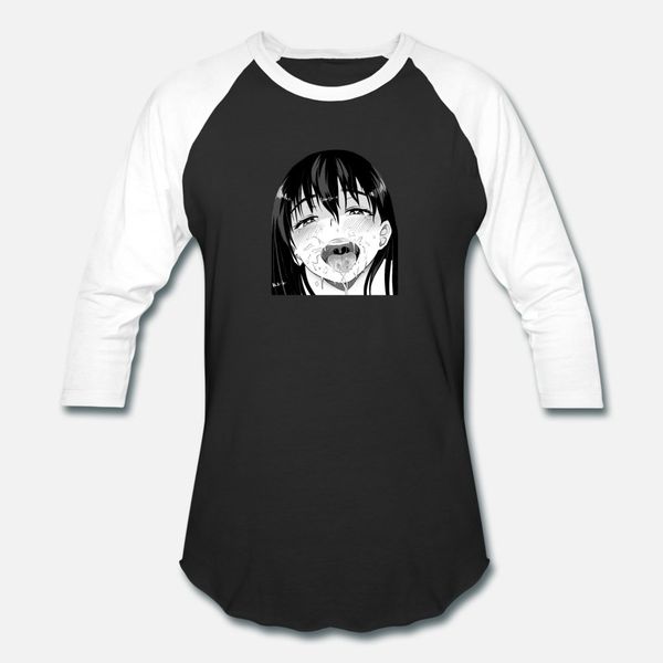 

хентай манга аниме waifu японская сексуальная девушка ahegao футболки рубашки мужчины designs с коротким рукавом круглый шею нормальный симп