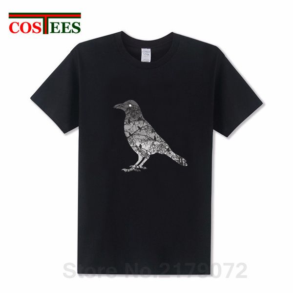 

2019 latest creative design raven brand clothing night gathers and now my watch begins t shirts men night watch t-shirt