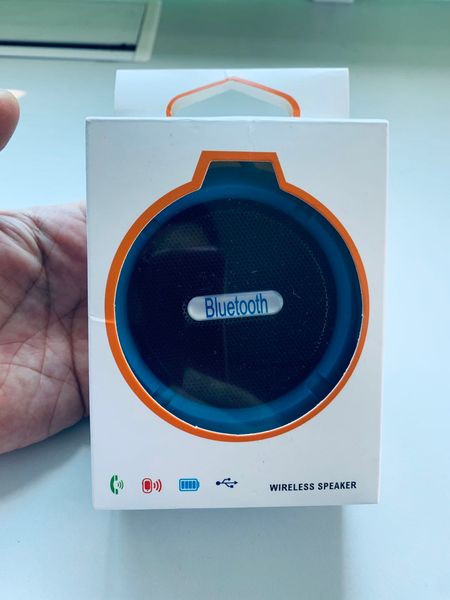 

2020 c6 plastic portable wireless speaker with calls handsand suction cup waterproof shower speaker
