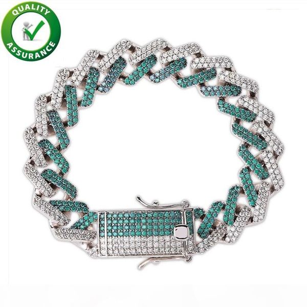 

men bracelet luxury designer jewelry mens bracelets diamond tennis charm bracelet hip hop accessories rapper fashion hiphop love link chain, Golden;silver