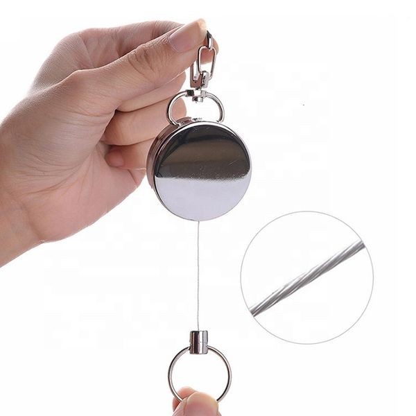 

customer round zinc alloy metal key chain, Silver