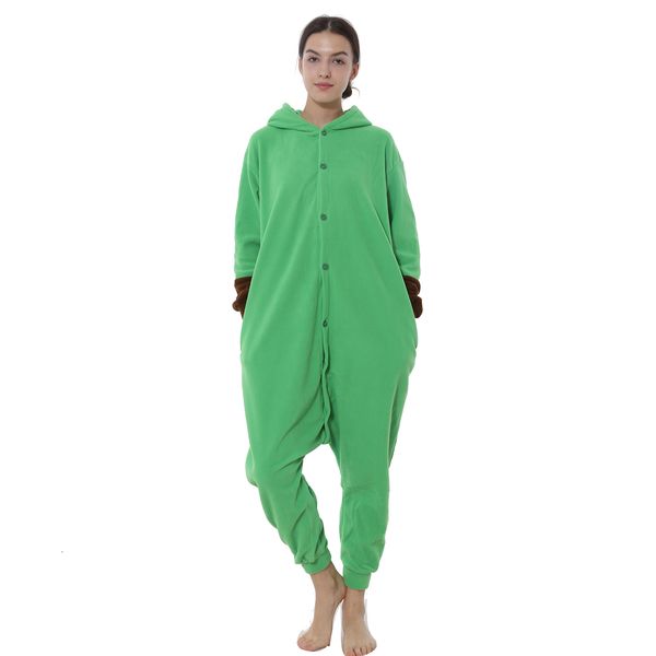 

flannel mascot cartoon animal flannel lovers one-piece and winter autumn cartoon animal one-piece lovers pajamas pajamas, Red;yellow