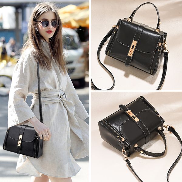 

2020 summer new fashion square bag retro handbag shoulder messenger bag