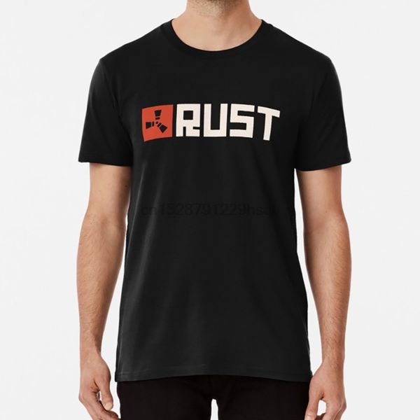 

rust logo shirt t shirt rust game steam pc garrysmod gmod portal half life left 4 dead