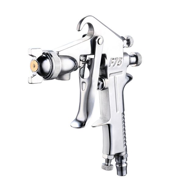 

f75 400ml pneumatic spray gun airbrush sprayer alloy painting atomizer airbrushtool with hopper for cars/furniture