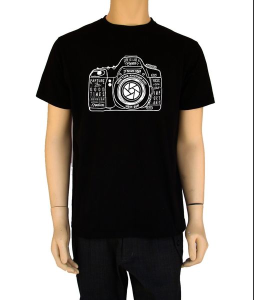 

novelty o-neck pgrapher camera mens t-shirt short sleeve 100% cotton,graphic base shirt base shirt