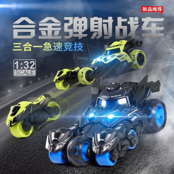 

children toy 1:32 scale 3 in 1 simulation alloy catapult pull back & music vehicle kid gift