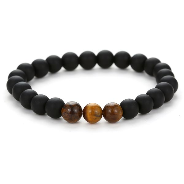 

charm bracelets 2021 fashion men and women bracelet sets trendy handmade classic strand stone beaded for jewelry gift pulsera hombre, Golden;silver