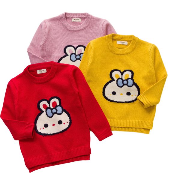 

children's sweaters have cartoon rabbit heads, Blue