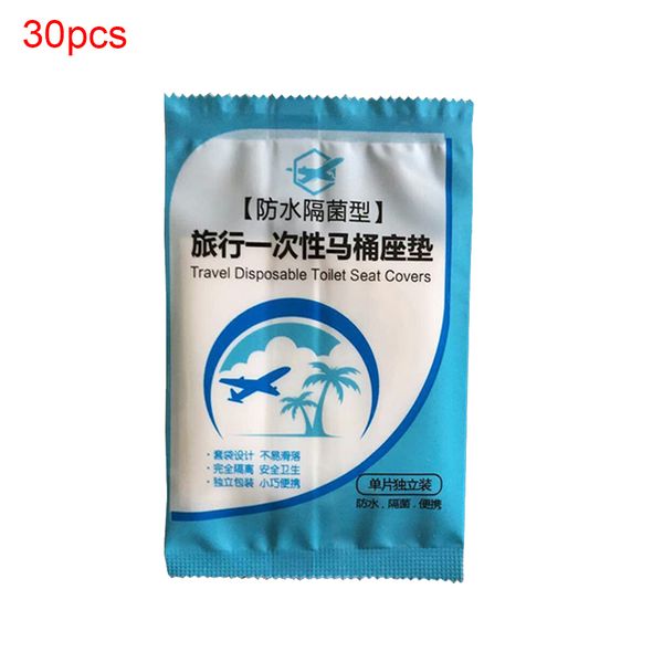 

30pcs travel stool safety business disposable toilet seat cover clear sticker