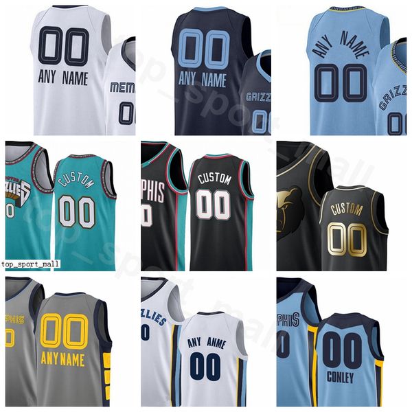 

screen print basketball ja morant jerseys jaren jackson jr jonas valanciunas brandon clarke gorgui dieng dillon brooks man woman youth, Black;red