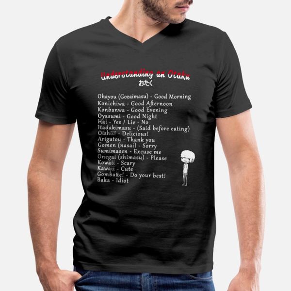 

understanding an otaku anime manga t shirt men print 100% cotton round neck costume fitness funny casual summer style trend shirt