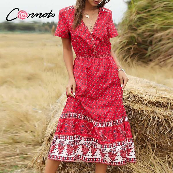 

conmoto summer 2020 boho long dresses women robe femme casual beach dress button long plus size dress vestidos, Black;gray