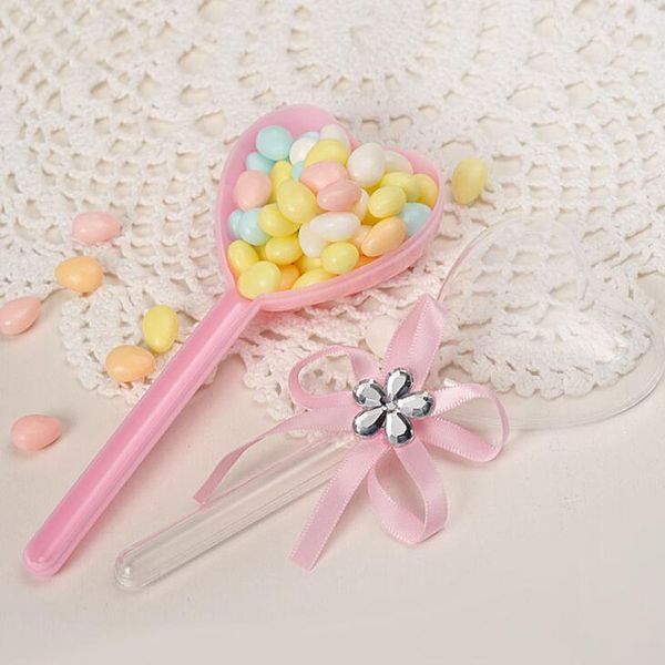 

12pcs plastic heart lollipop design favor boxes gift boxes candy box wedding party baby shower birthday favors box decor