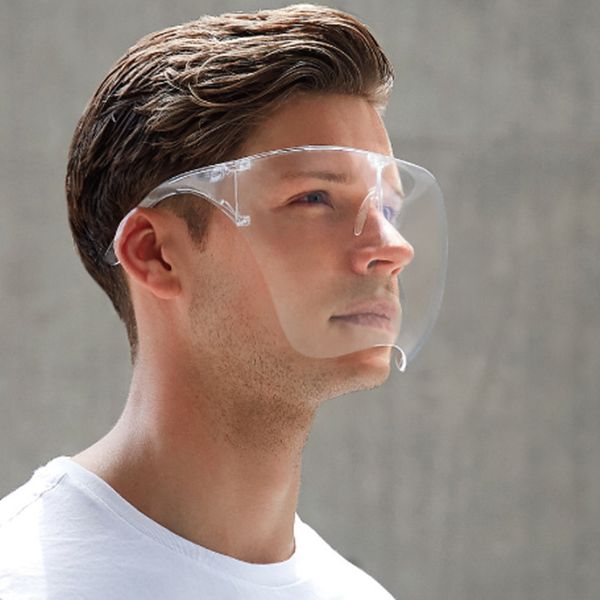 

riding face shield hd transparent isolation anti-spray mask protective compayible with glasses fog scratch resistant stylish yet comfortable