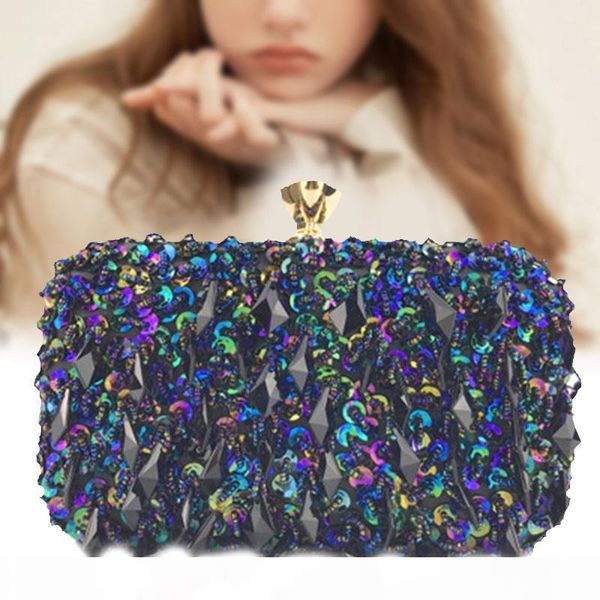 

designer-women evening bags crystal beaded rhinestone purse wedding party handbag o66