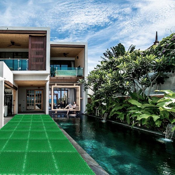 

10pcs/lot 30x30cm lawn blanket grass mat green artificial lawns turf carpets fake sod swimming pool lawn garden supplies