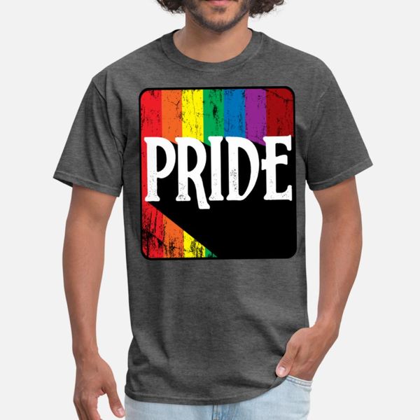 

lgbt t shirt men design 100% cotton o neck basic solid loose authentic spring autumn normal shirt