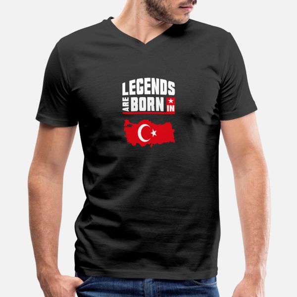 

legends are born in turkey gift flag t shirt men designs short sleeve s-xxxl formal sunlight comfortable summer outfit shirt
