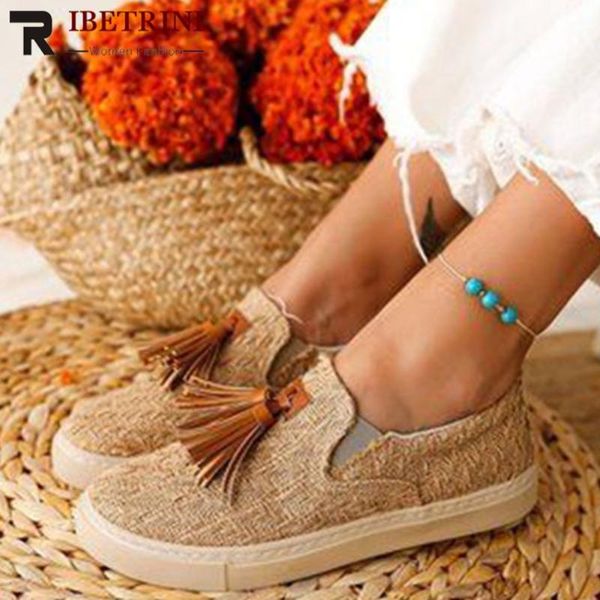 

ribetrini новый уникальный повседневный скольжения на обувь женщины elegant fringe декорирование бездельников 2020 низкий каблук flat платфо, Black