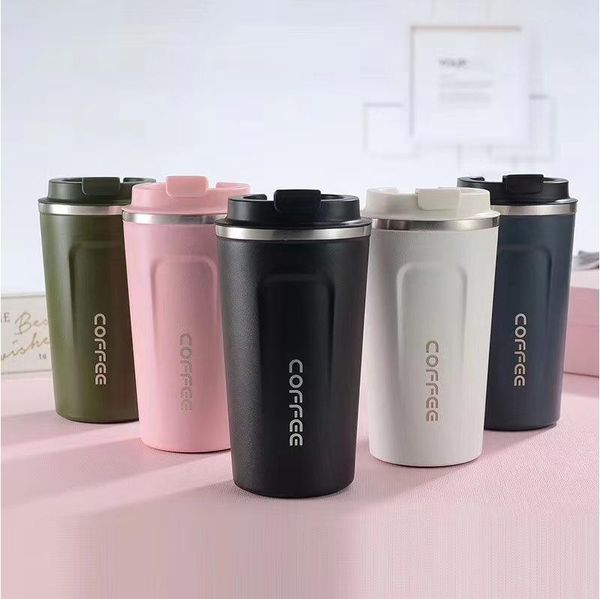 

stainless steel tumblers double walled cups multicolour durable vacuums mug gifts reusable with lid coffee student good sealing 17tf f2