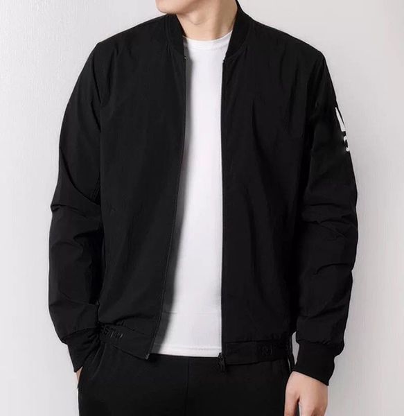 

men spring autumn windrunner jacket thin jacket coat,men sports windbreaker jacket explosion black models couple clothin men's, Black;brown
