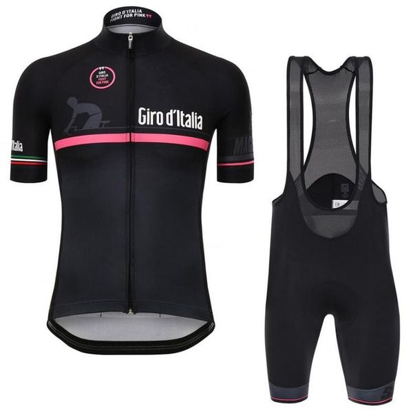 

2020 men cycling summer short sleeve set tour de italia italy jersey bike bib shorts breathable mtb racing maillot, Black;blue