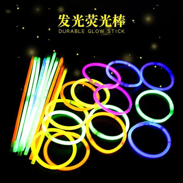 

colorful led glow stick safe light stick luminous toys necklace bracelets fluorescent event festive party supplies concert decor