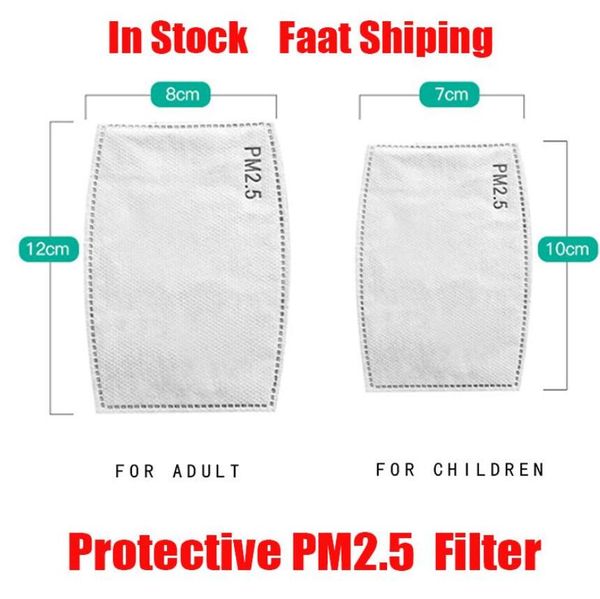 

us stock 100pcs air purifying mask filter pad pm2.5 filtered activated carbon disposable mask pad dhl fast shipping