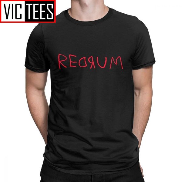 

unique redrum the shining t-shirt men crew neck 100 premium cotton t shirt horror scary short sleeve tees gift idea clothing