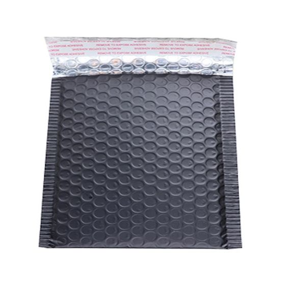 

30pcs 15x18cm black padded shipping envelope metallic bubble mailer aluminum foil gift bag packing wrap pouch bag