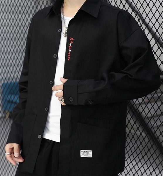 

mens clothes tees designer mens t shirts summer lapel neck long sleeve creative, White;black