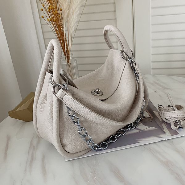 

элегантный женский сплошной цвет подмышки мешок 2020 новых высокого качество кожа pu конструктор сумочка портативный плеча женской сумка