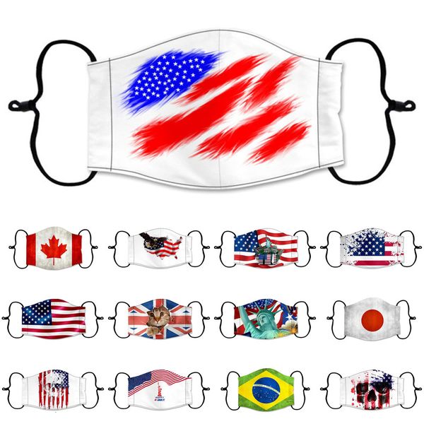 

factory 95% filter supply mask package retail reusable 5 layer anti dust protective face mask designer mouth masks no valve #7311 10
