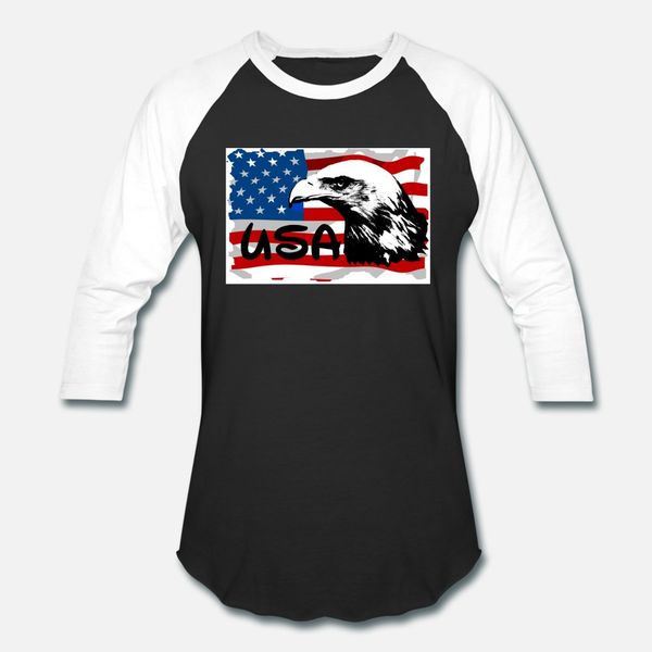 

flag usa army t shirt men printing cotton crew neck trend loose fashion spring letters shirt