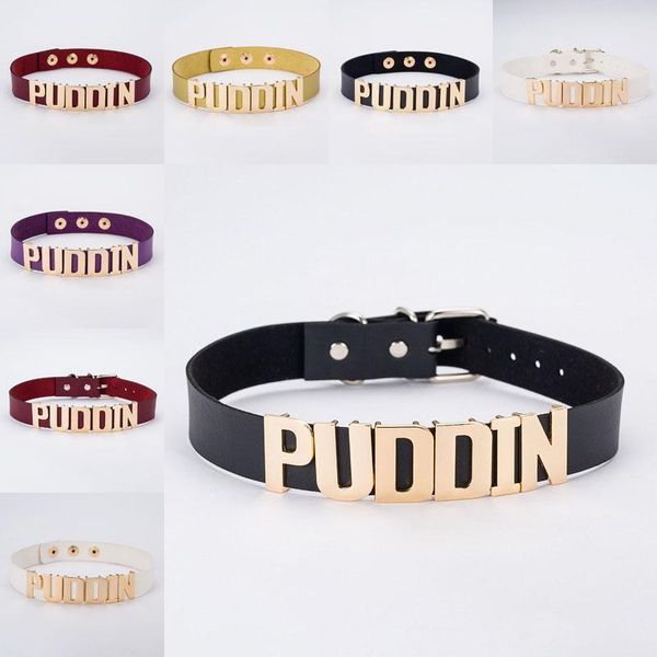 

шея воротник самоубийство команды womem quinn choker harley для кожа puddin ожерелья ожерелья whole2019 xrwum, Golden;silver