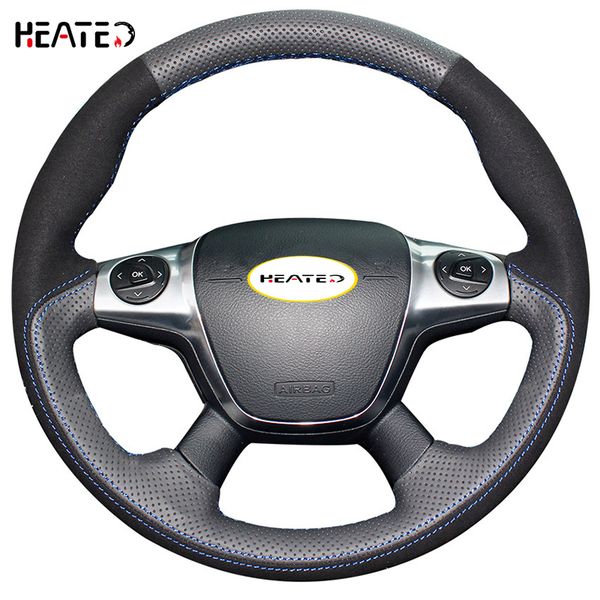 

braiding cover for steering wheel for focus 3 2012-2014 kuga escape 2013-2020 c-max 2011-2020 steering cover