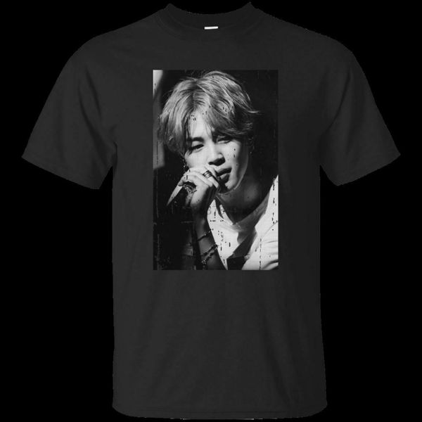 

kpopharajuku streetwear рубашка menharajuku streetwear рубашка мужчина jimin вентиляторы любовь черной белые мужская тенниска подарки sz s 5