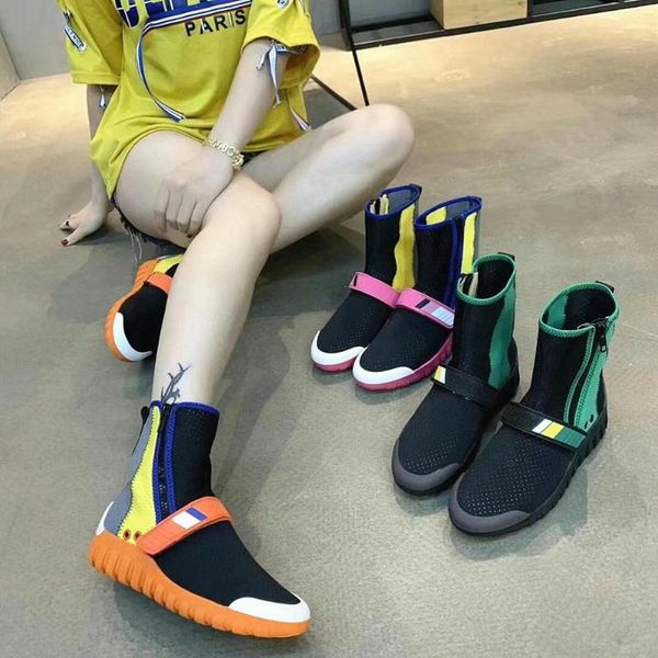 

fall/winter 2020 new women's boots falt high school girls thick bottom non-slip velvet cotton boots fashion comfortable, Black